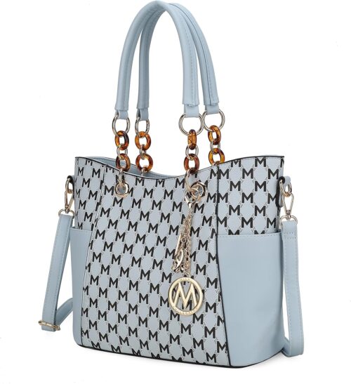 MKF Collection Shoulder Bag for Women, PU Leather Pocketbook...
